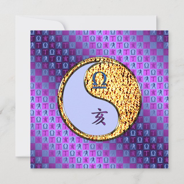 Libra & Fire Boar Kort (Framsida)