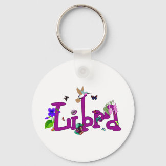Libra Flowers Nyckelring