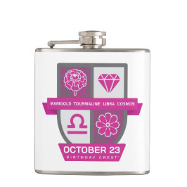 Libra Födelsedags Crest™ för 1-23 oktober Fickplunta