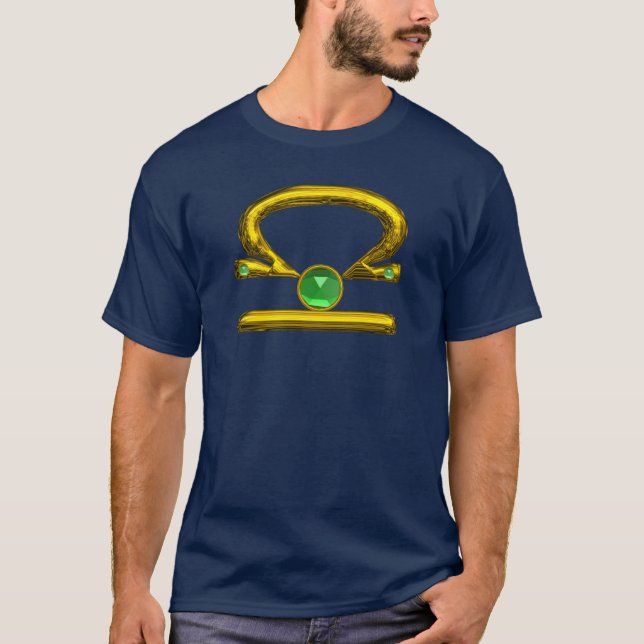 LIBRA för hela färg T-shirt (Framsida)