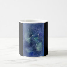 Libra Galaxy Watercolor Mugg