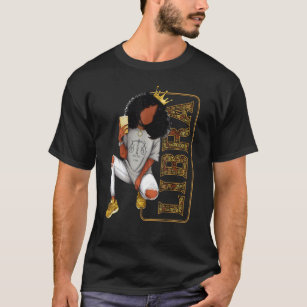 Libra Girl for Black Women Melanin Afro Queen T Shirt
