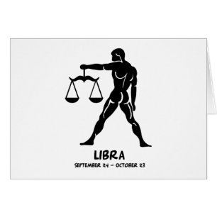 Libra Hälsningskort