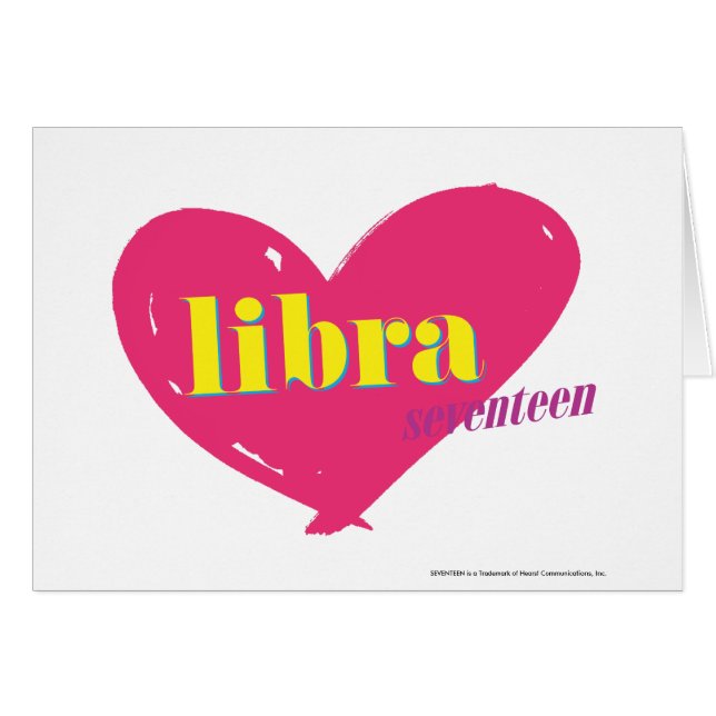Libra Hälsningskort (Framsidan Horizontal)