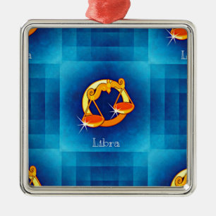 libra horoscope julgransprydnad metall