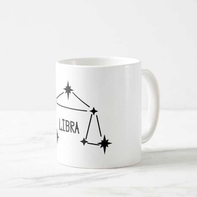 LIBRA HOROSCOPE MUGG GIFTS FOR ALL, GIFT FOR TONÅR (Framsida höger)