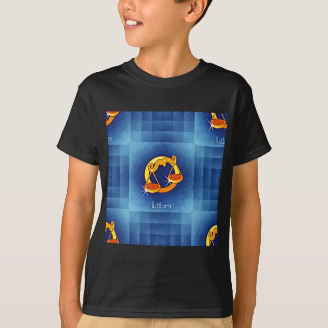 libra horoscope tee shirt (Framsida)