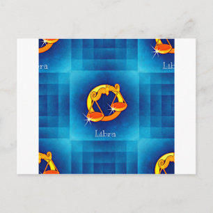 libra horoscope vykort