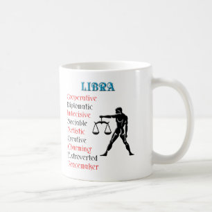 Libra Horoscope Zodiac-tecken Kaffemugg