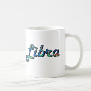 Libra i Opal Gemstone Kaffemugg
