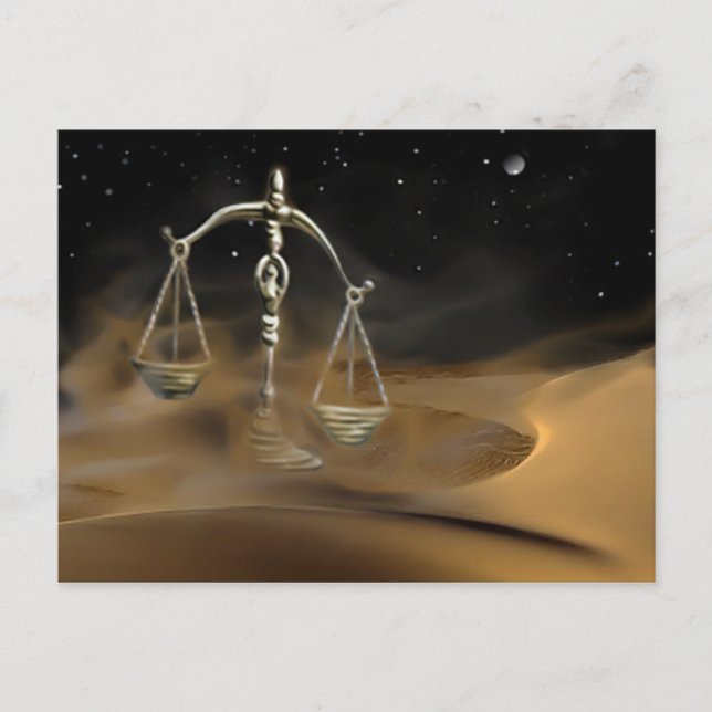 Libra i vykortet Desert Vykort (Framsida)