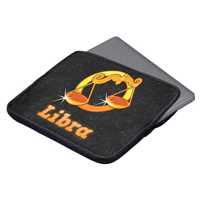 Libra-illustration Laptop Sleeve (Framsida topp)