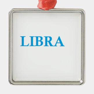 libra julgransprydnad metall