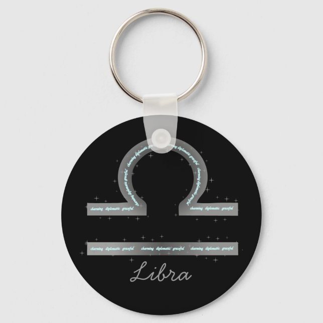 Libra Keychain Nyckelring (Framsida)