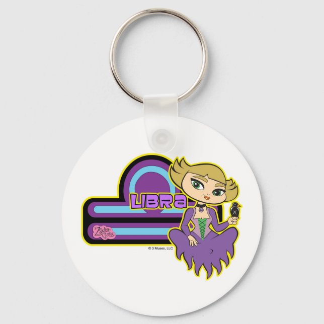 Libra Keychain Nyckelring (Framsida)