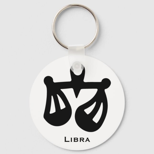 Libra Keychain Nyckelring (Framsida)