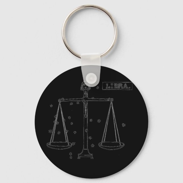 Libra Keychain Nyckelring (Framsida)