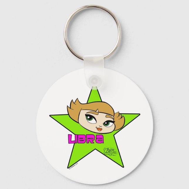 Libra Keychain Nyckelring (Framsida)