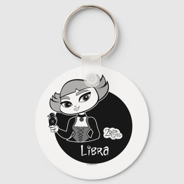 Libra Keychain Nyckelring (Framsida)