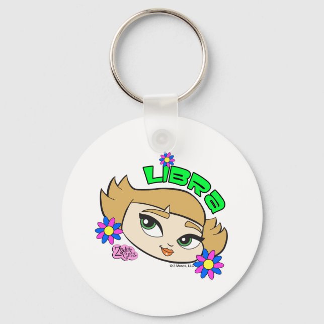 Libra Keychain Nyckelring (Framsida)
