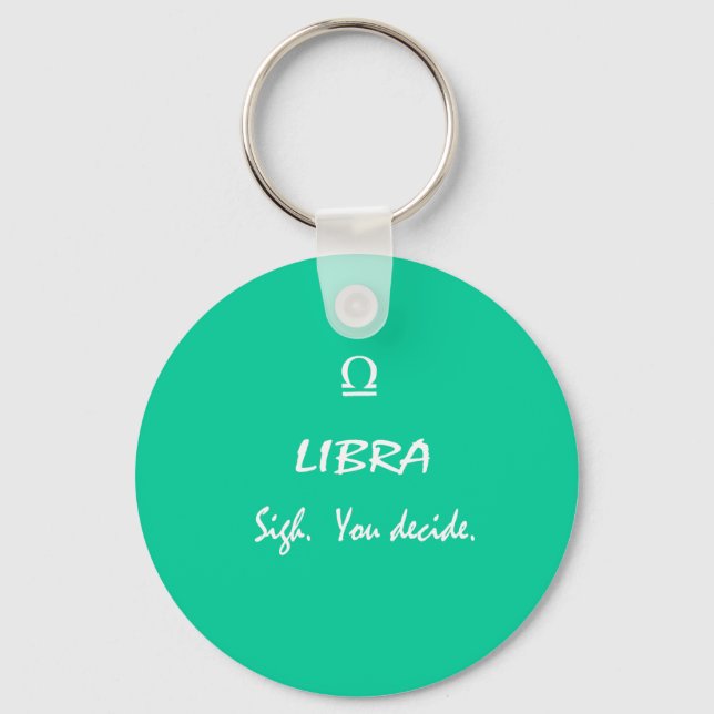 Libra Keychain Nyckelring (Framsida)