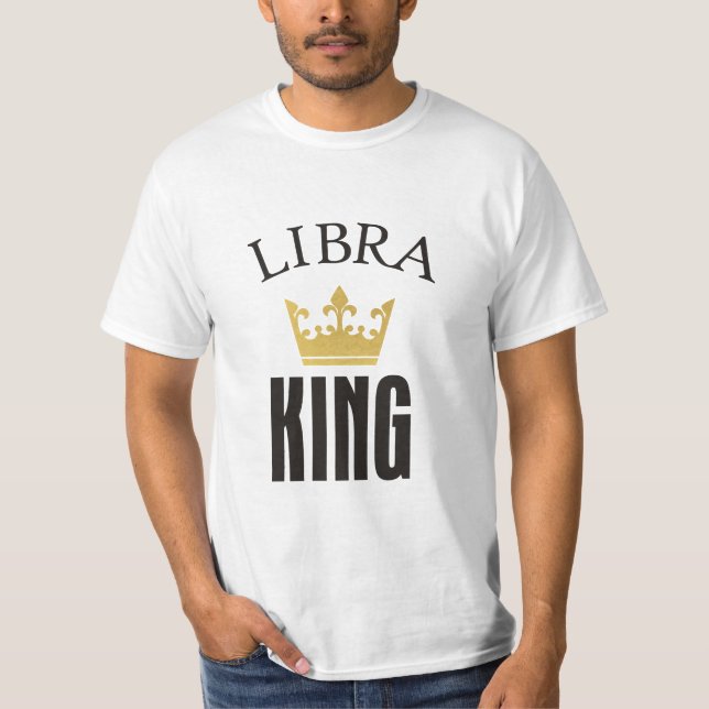 Libra King  T Shirt (Framsida)