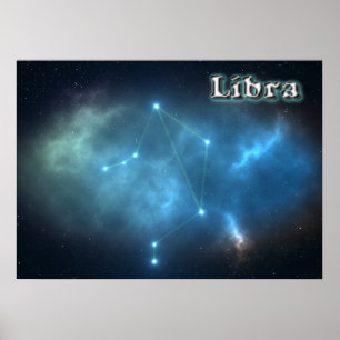 Libra-konstellation Poster