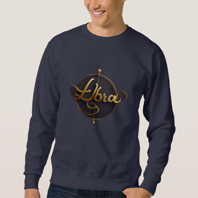 Libra Lång Ärmad Tröja (Framsida)