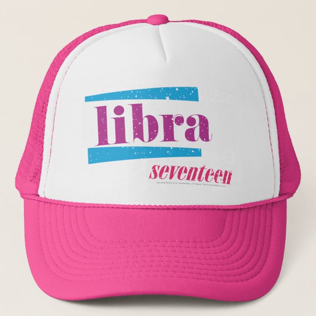 Libra Lila Truckerkeps (Framsida)