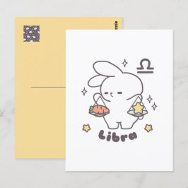 Libra Loppi Tokki Bunny Zodiak Serie Vykort