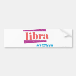 Libra LtPink Bildekal