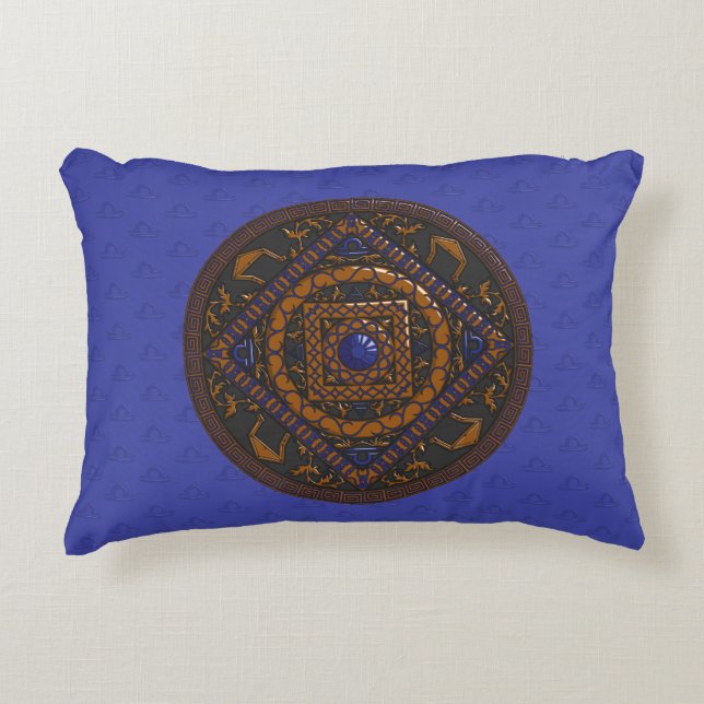 Libra Mandala accent Pillow Prydnadskudde (Framsidan)