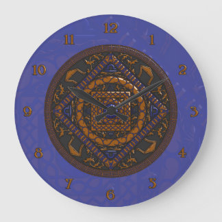 Libra Mandala Clock Stor Klocka