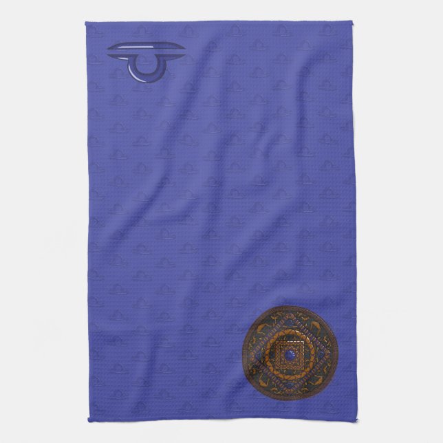 Libra Mandala Hand Towel Kökshandduk (Vertikal)