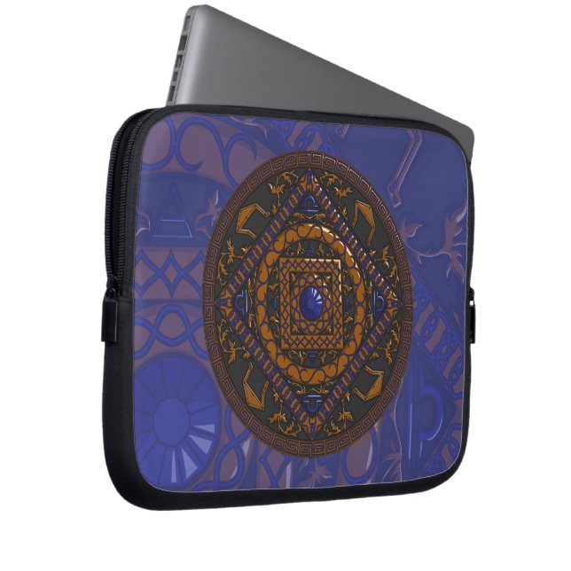 Libra Mandala Laptopfodral Laptop Fodral (Framsidan Höger)