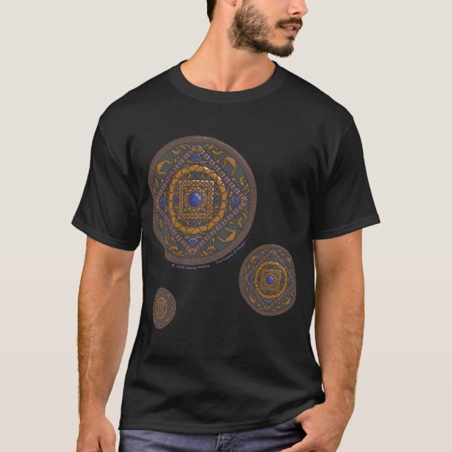Libra Mandala Manar Mörk Shirt Tröja (Framsida)