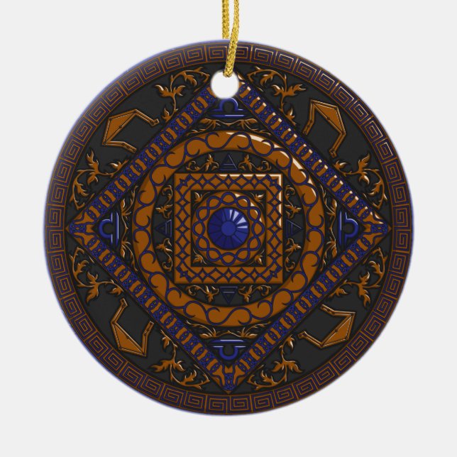 Libra Mandala Ornament (Framsidan)