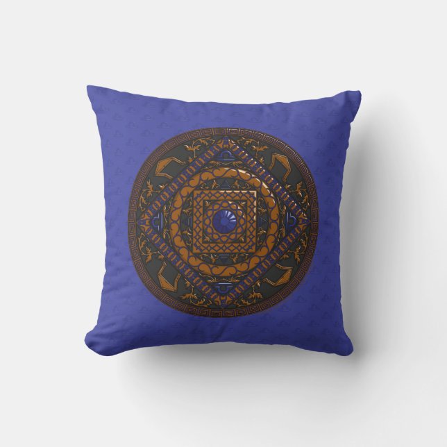 Libra Mandala Pillow Kudde (Framsida)