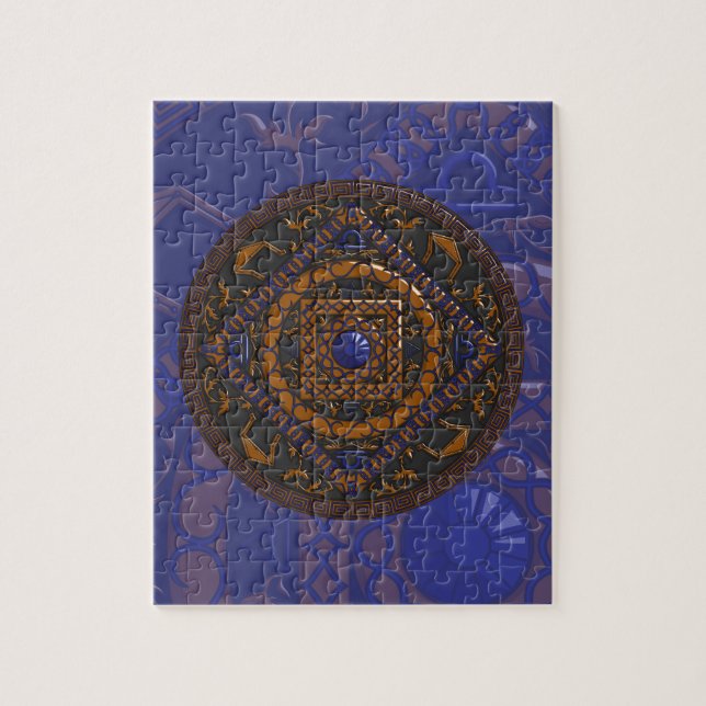 Libra Mandala Puzzle Pussel (Vertikal)