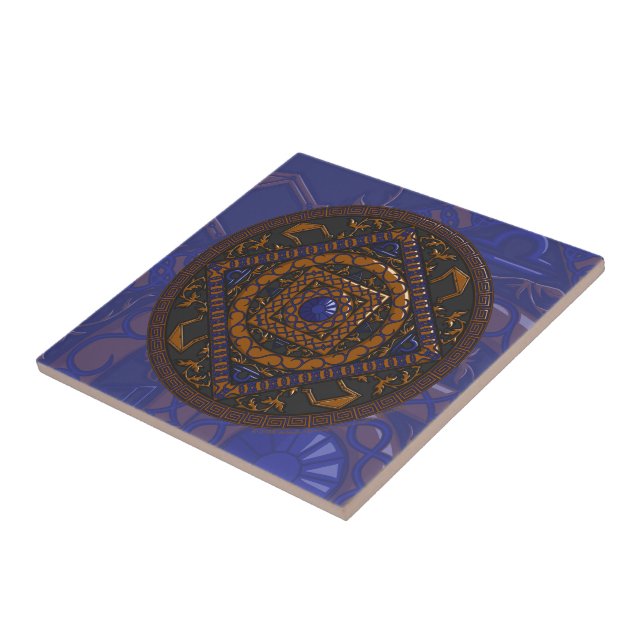 Libra Mandala Tile Kakelplatta (Sidan)