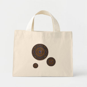 Libra Mandala Tote Bag Mini Tygkasse