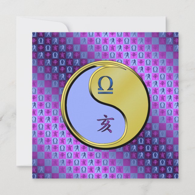 Libra & Metal Boar Kort (Framsida)