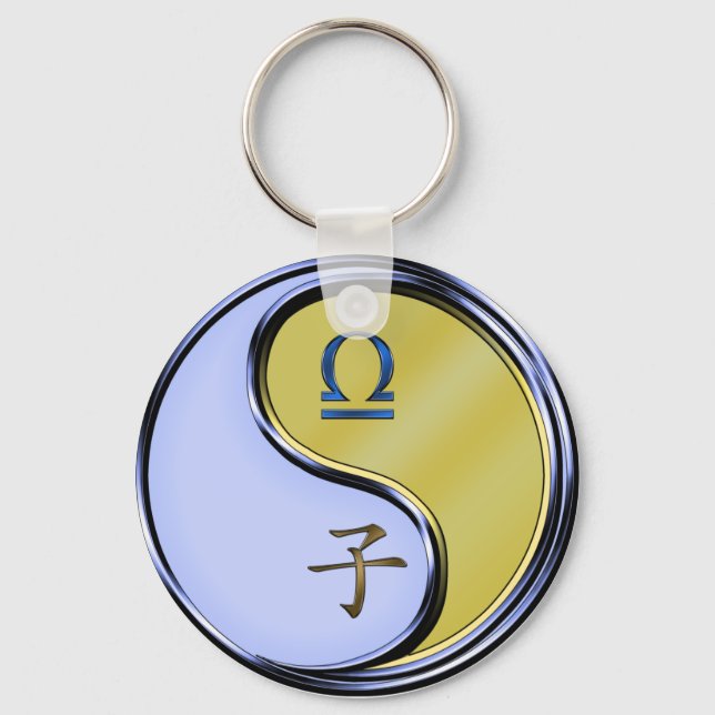 Libra & Metall Råtta Nyckelring (Framsida)