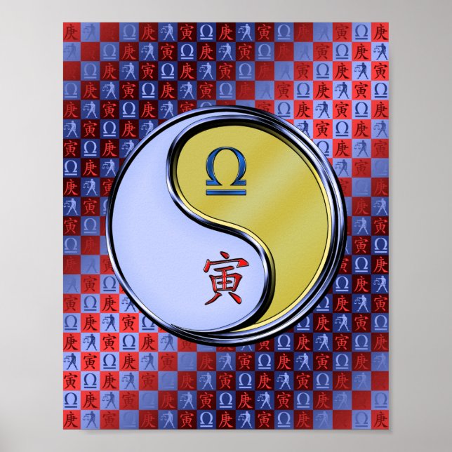 Libra & Metall Tiger Poster (Framsidan)