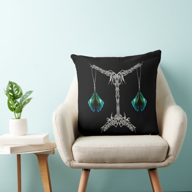 Libra – Minimalist Zodiac Decorative Pillow Kudde (Stol)