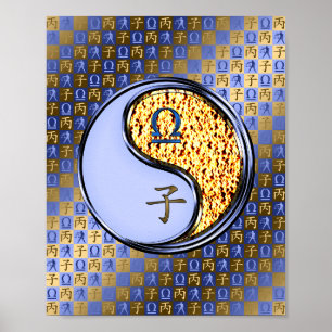 Libra och Fire Råtta Poster
