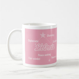 Libra Pastell Vattenfärg Astrologi Zodiaktecken Mu Kaffemugg