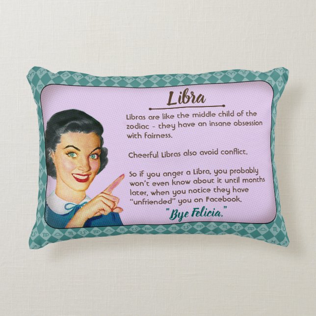 Libra Pillow Prydnadskudde (Framsidan)