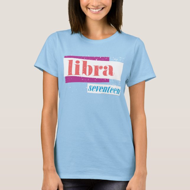 Libra Rosa Tee (Framsida)