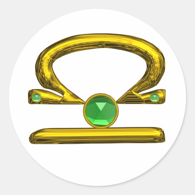 LIBRA RUNT KLISTERMÄRKE (Framsida)